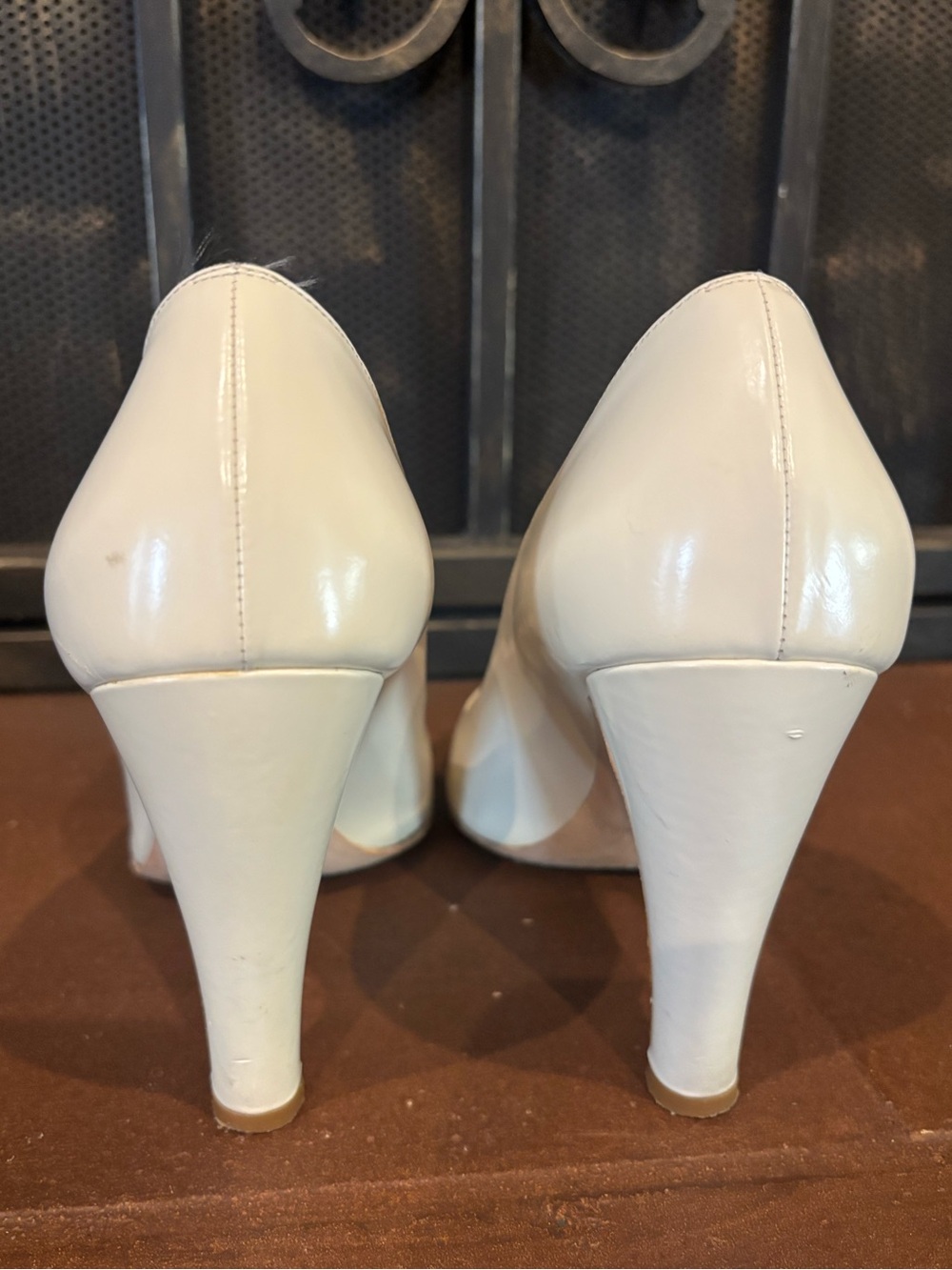 Marc Jacob’s White Peep-toe Heels - Picture 5 of 8